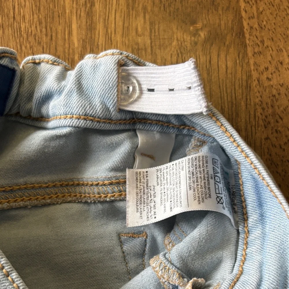 Old Navy Kids Light Blue Jeans, Rockstar Jeggings with adjustable waist